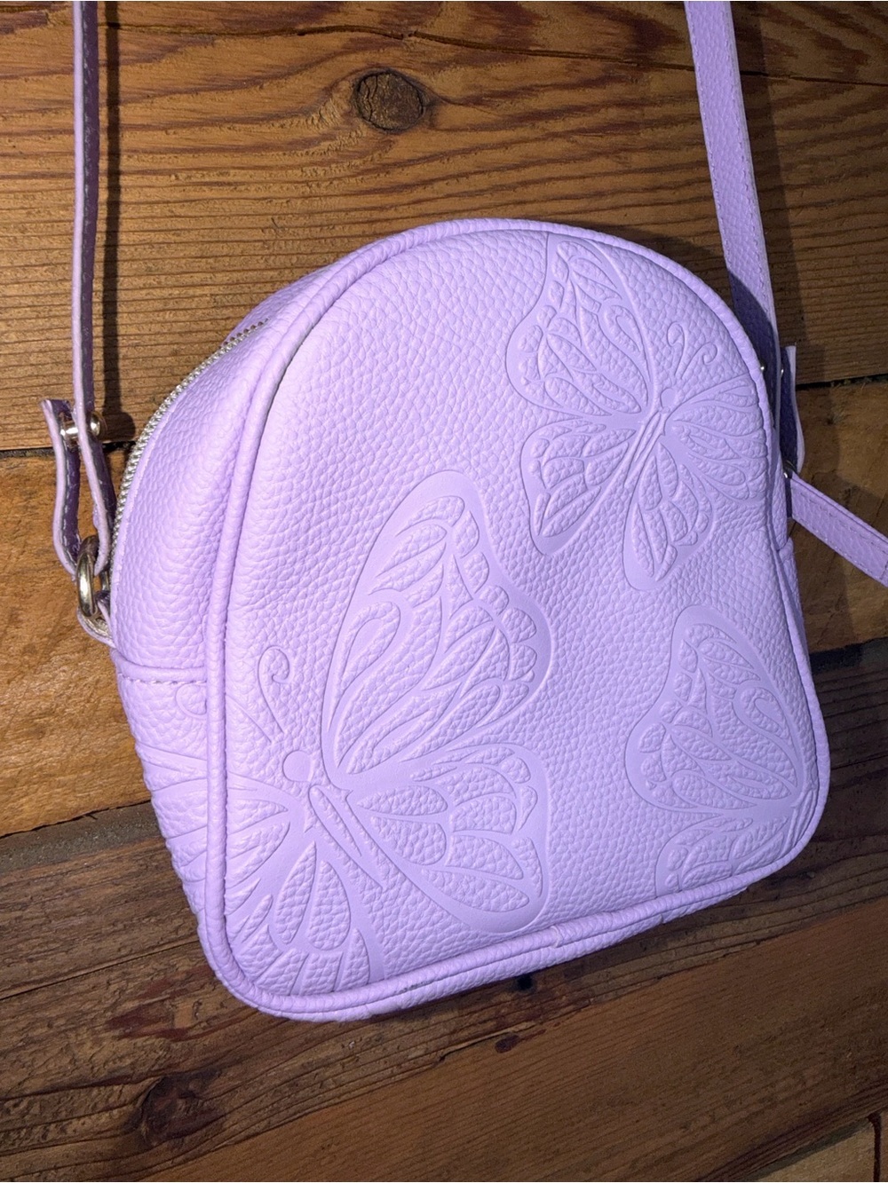Y2K Light Purple Butterfly Purse